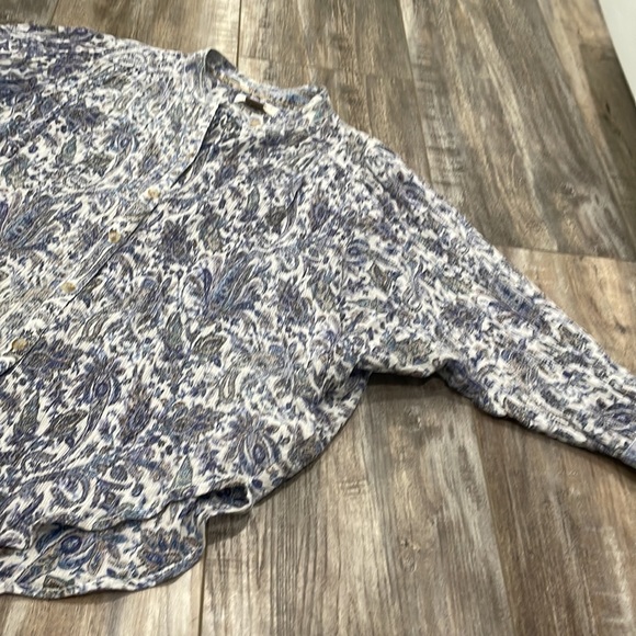 ANTHROPOLOGIE Pilcro The Tavi Buttondown Blouse XS - Picture 6 of 11